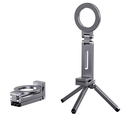 Portable Magnetic Phone Holder – Clip-On, Rotating & Folding for Travel | Gleeku
